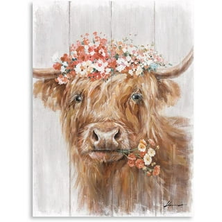 Funny cow looking at a camera Wall Mural Wallpaper