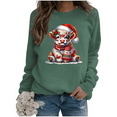 thumbnail image 1 of Highland Cow Christmas Sweatshirt for Women Christmas Cow Sweatshirt, 1 of 6
