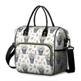 thumbnail image 1 of Highland Cow and Flower Print Insulated Leakproof Lunch Box for Women, Large Lunch Bag for Tween Teen Adult, Loncheras Para Mujer for Work Beach Travel Picnic Camping, 1 of 6