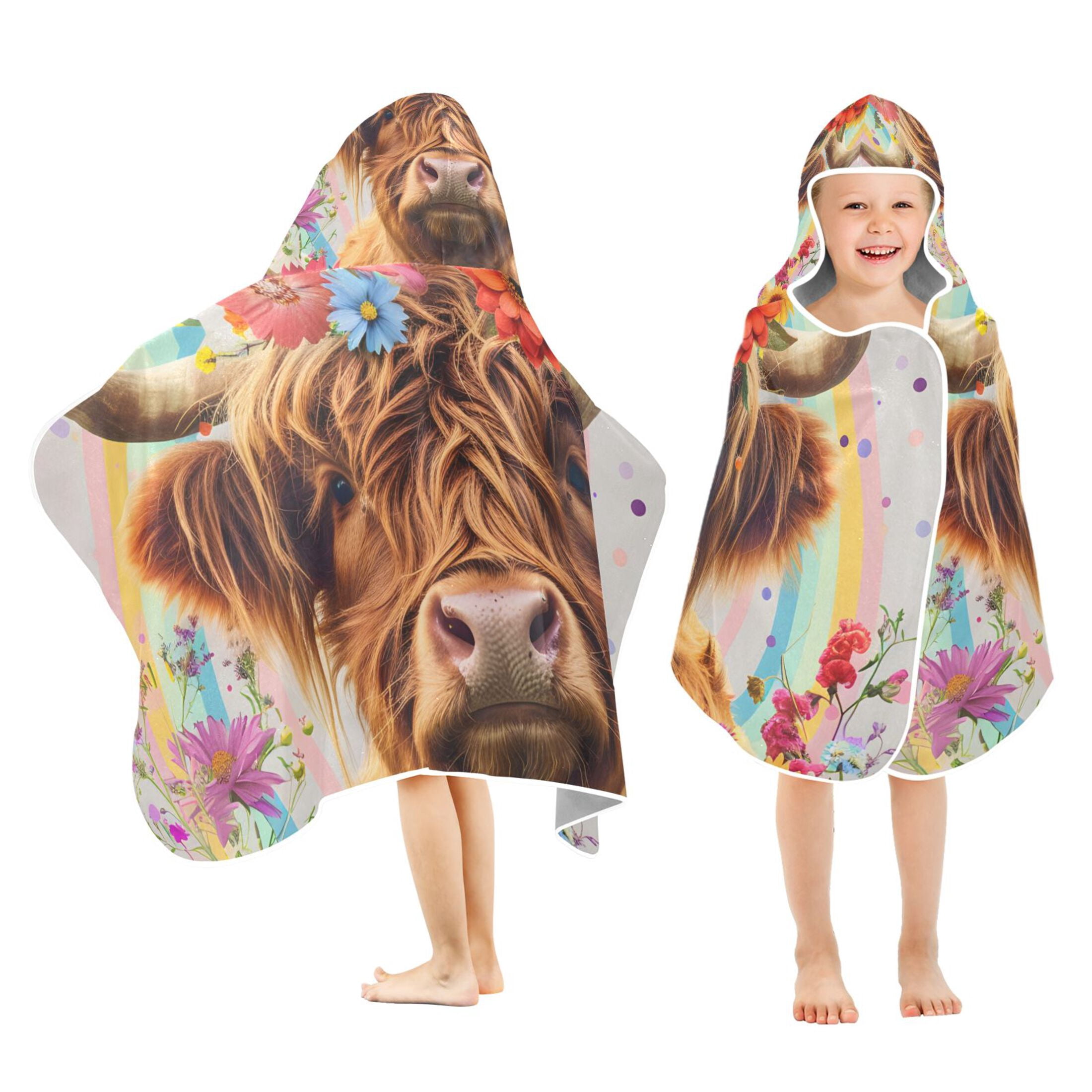 Lion Hooded Beach Towel - 3D Galaxy Print, Microfiber, 60x80 Inches For Adults, Pool & Beach