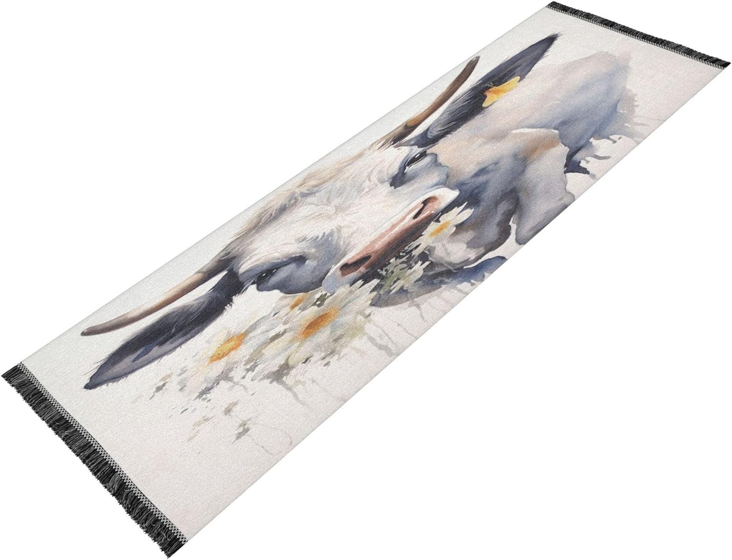 Highland Cow Hallway Runner Rug Non Slip Washable Floor Carpet Runners