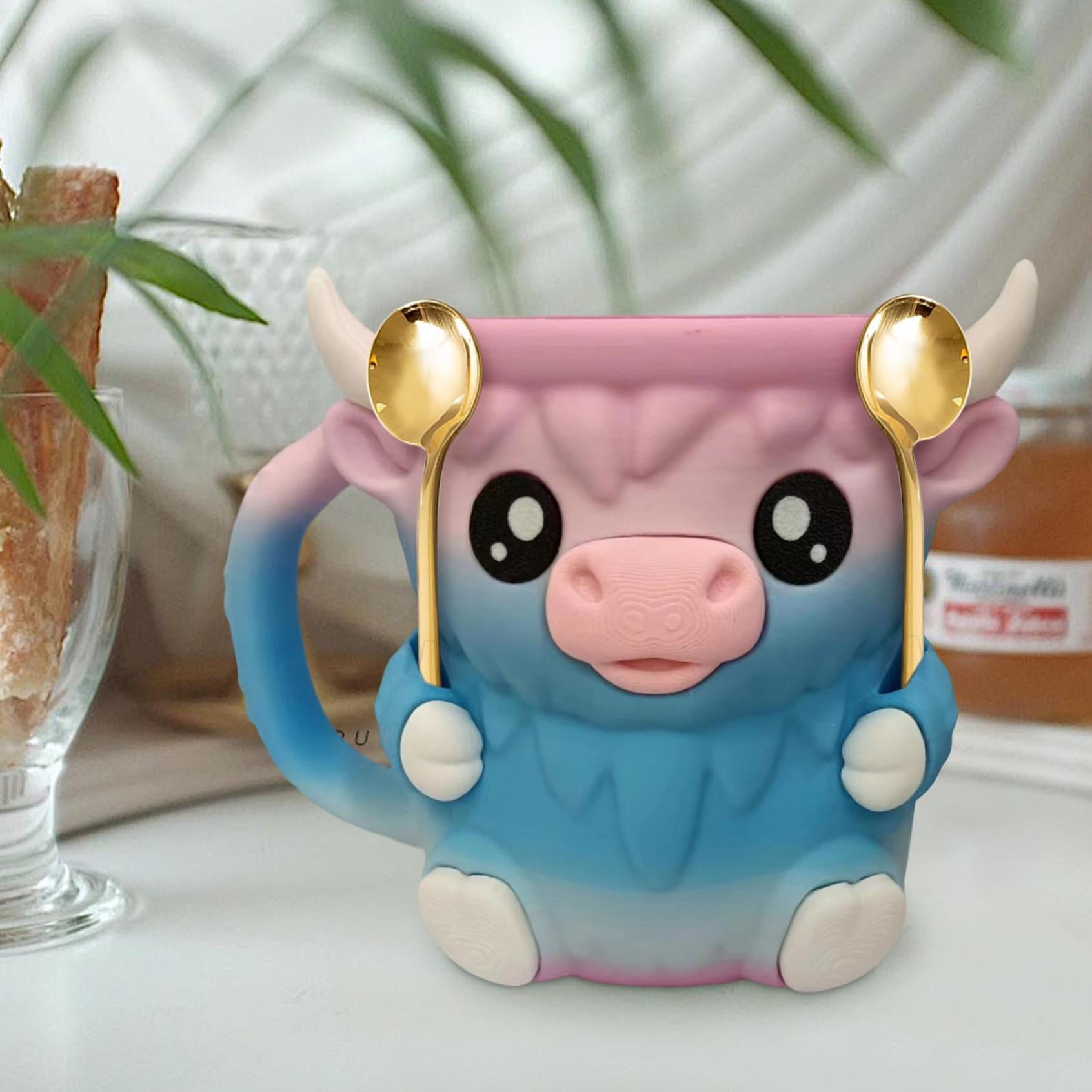 Highland Cow Ice Pint Holder, Ice Cream Pint Sleeves Cover with