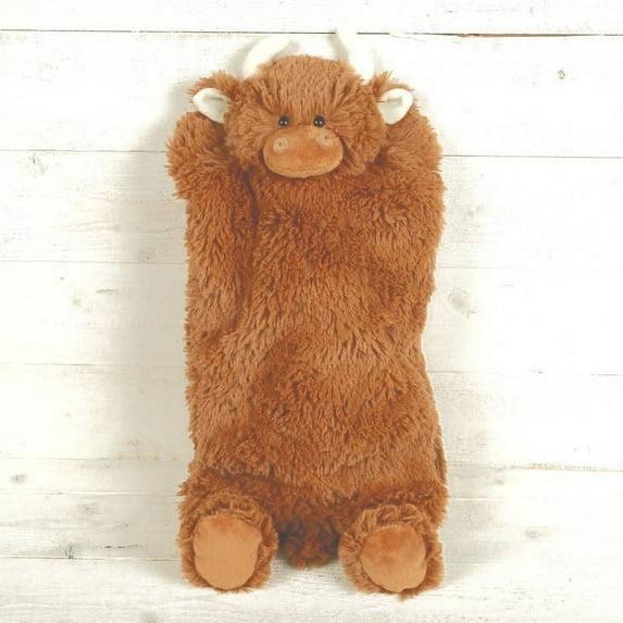 Highland Cow PJ Case/Hot Water Bottle Cover Brown - 15.3 in