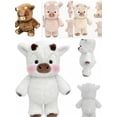 thumbnail image 1 of Highland Cow Plush Toy, Soft Stuffed Animal, Cuddly Emotional Support Toy for Stress Relief(A), 1 of 6