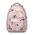 thumbnail image 1 of Highland Cow Print Waterproof Bookbag - Breathable & Stylish School Backpack with Spinal Support Design for Cow Lovers & Farmhouse Style, 1 of 5