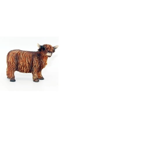 Highland Cow Resin Model