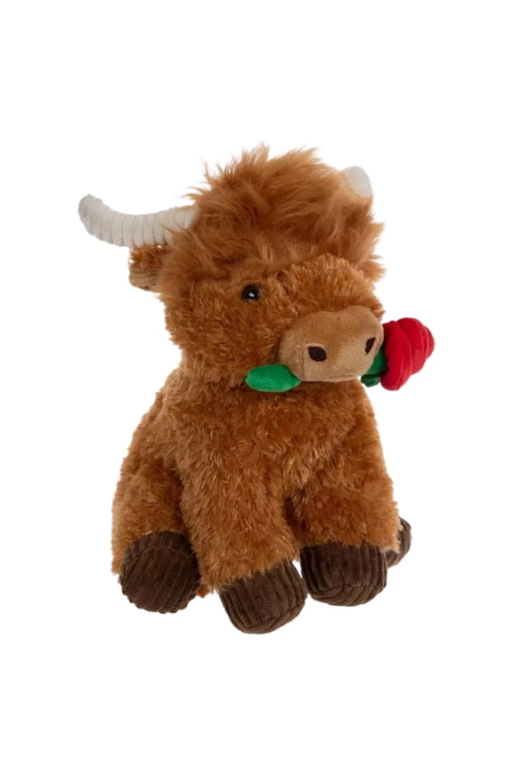 Highland Cow Stuffed Animal Highland Cow Plush Cow Plush, Toothless Soft Doll Pillow - Perfect Holiday Birthday Gift For Kids Daily Companion