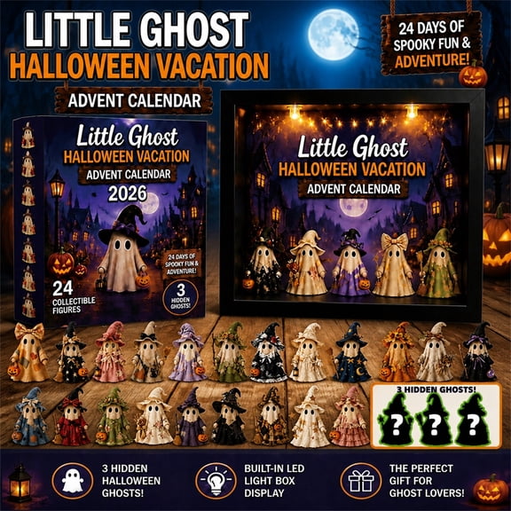 Highland Cow Summer Vacation Advent Calendar,2026 Advent Countdown Calendar Highland Cow,24 Days Highland Cow Collectible Figurines Box for Family Friends Night Game Desks