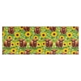 thumbnail image 1 of Highland Cow Sunflower Field Pattern Kitchen Rug Mat,Kitchen Runner Rugs Non Skid Washable,Decorative Kitchen Floor Mats for Kitchen,Sink,Laundry,17"X47", 1 of 5