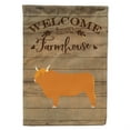thumbnail image 1 of Carolines Treasures CK6764CHF Highland Cow Welcome Canvas House Size outdoor-flags, Multicolor, 1 of 4