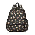 thumbnail image 1 of Highland Cow and Daisy Print Cute School Backpack with Padded Back and Adjustable Shoulder Straps 13.4"x11"x4.7", 1 of 5
