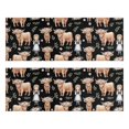thumbnail image 1 of Highland Cow and Girl Print Anti Fatigue Kitchen Rugs Set Of 2, Non Slip Washable Decorative Floor Mats for Sink Laundry and Home Use, 17"x47", 1 of 2