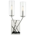 thumbnail image 1 of Highland Crossing 2-Light Wall Sconce in Coaled Nickel Highlight, 1 of 3