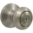 thumbnail image 1 of Highland Door Knob, Entry Latch, KW Keyway, Clear Pack, Satin Nickel by Stone Harbor Hardware, 1 of 1