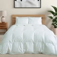 thumbnail image 1 of Highland Feather 600 Loft European White Down Duvet 289TC Pure Cotton Casing, 1 of 8