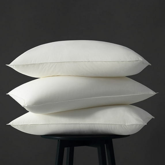 Highland Feather 600 Loft White Goose Down Pillow 700TC Pure Cotton Casing, Two Pillows