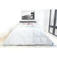 thumbnail image 1 of Highland Feather  625 Loft White Down Marseille Duvet/Comforter Summer Fill 500TC Casing with Corner Ties Queen (30oz), 1 of 5
