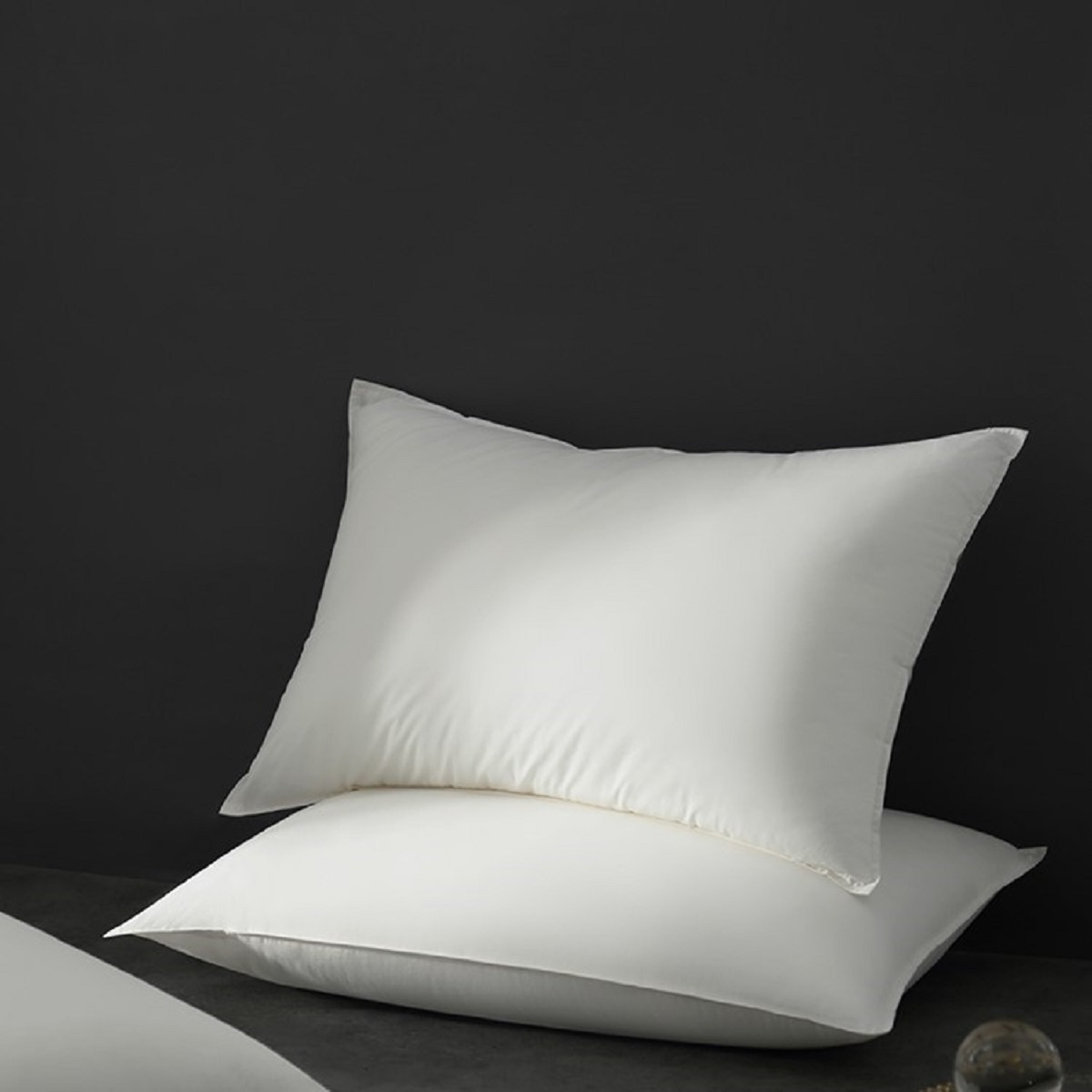 Highland Feather 700 Loft European White Down Pillow 500TC Pure Cotton Casing , One Pillow - image 1 of 6