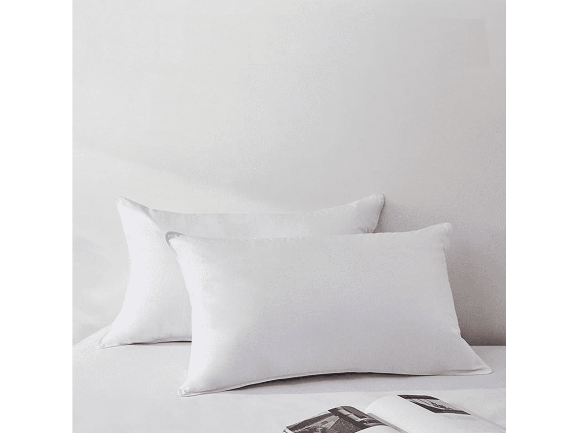Highland Feather 750 Loft Hungarian White Goose Down Pillow 700TC Pure