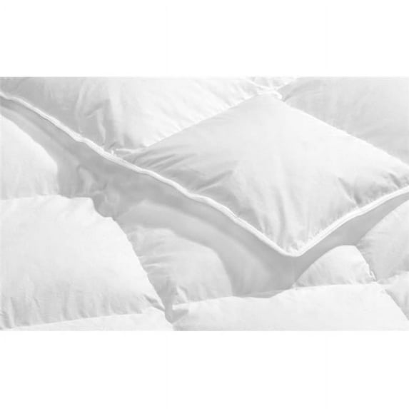 Highland Feather 800 Loft European White Down Normandy Duvet/Comforter 700TC Casing with Corner Ties California King/Deluxe (50oz)