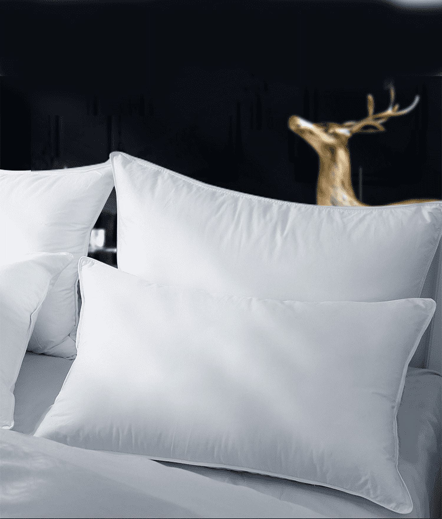 Highland Feather 800 Loft European White Down Pillow 700TC Pure Cotton