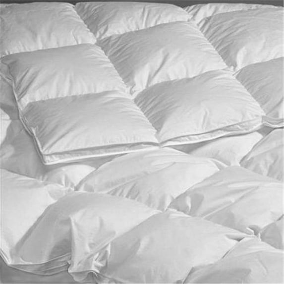 Highland Feather B2-111-Q30 La Palma White Goose Down 550 Loft Duvet, Queen