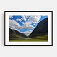 thumbnail image 1 of Highland Green and Blue - Scotland United Kingdom Photography Landscape Mountain Nature Scenic Lake Wilderness Pastoral Black Framed Wall Art Print 24 x 36 inches, 1 of 4