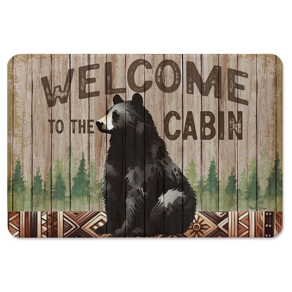 Highland Home Bear Welcome Comfort Kitchen Floor Mat 30" by 20"