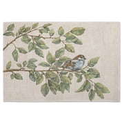 Highland Home Bird Watching 4-Pack Cotton Blend Washable Placemats