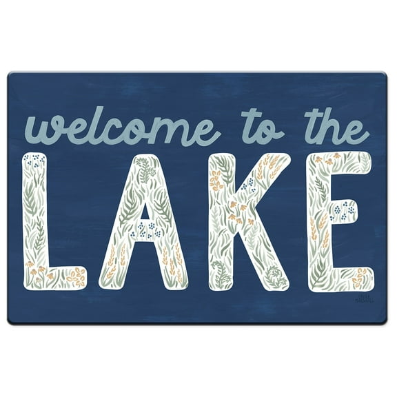 Highland Home Lakeside Days 30" x 20" Comfort Kitchen Floor Mat