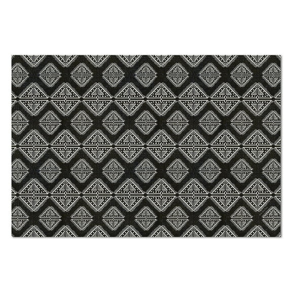 Highland Home "Tribal Zen" Deco-Floor Mat 3' x 2'