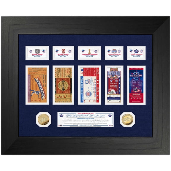 Highland Mint 2026 MLB All-Star Game 18" x 22" Deluxe Ticket History Collection Gold Coin Photo Mint