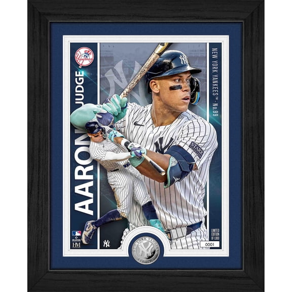 Highland Mint Aaron Judge New York Yankees 13" x 16" Artist Proof Silver Coin Photo Mint