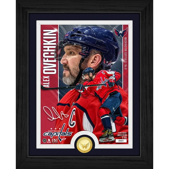 Highland Mint Alexander Ovechkin Washington Capitals Bronze Coin Photo Mint