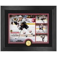 thumbnail image 1 of Highland Mint Connor Bedard Chicago Blackhawks 13" x 16" NHL Debut Bronze Coin Photo Mint, 1 of 1