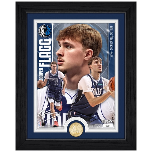 Highland Mint Cooper Flagg Dallas Mavericks Limited Edition Artist Proof Bronze Coin Photo Mint
