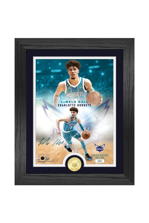 LaMelo Ball Charlotte Hornets NBA Player 13" x 16" Bronze Coin Photo Mint