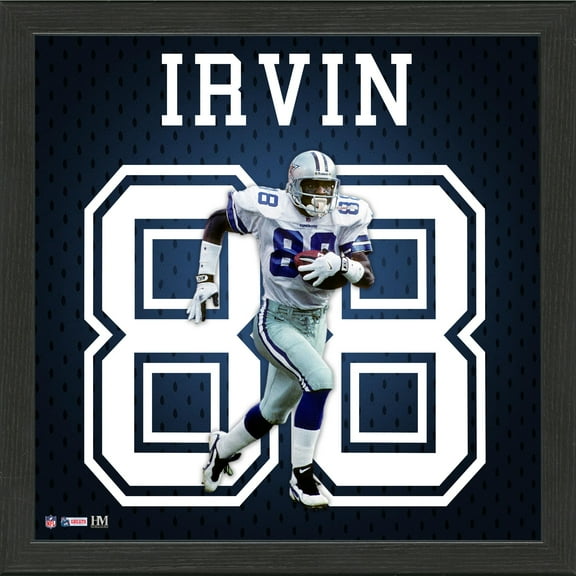Highland Mint Michael Irvin Dallas Cowboys 13'' x 13'' Jersey Number Frame