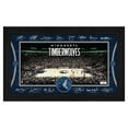 thumbnail image 1 of Highland Mint  Minnesota Timberwolves 2025 Signature Court Framed Picture, 1 of 1