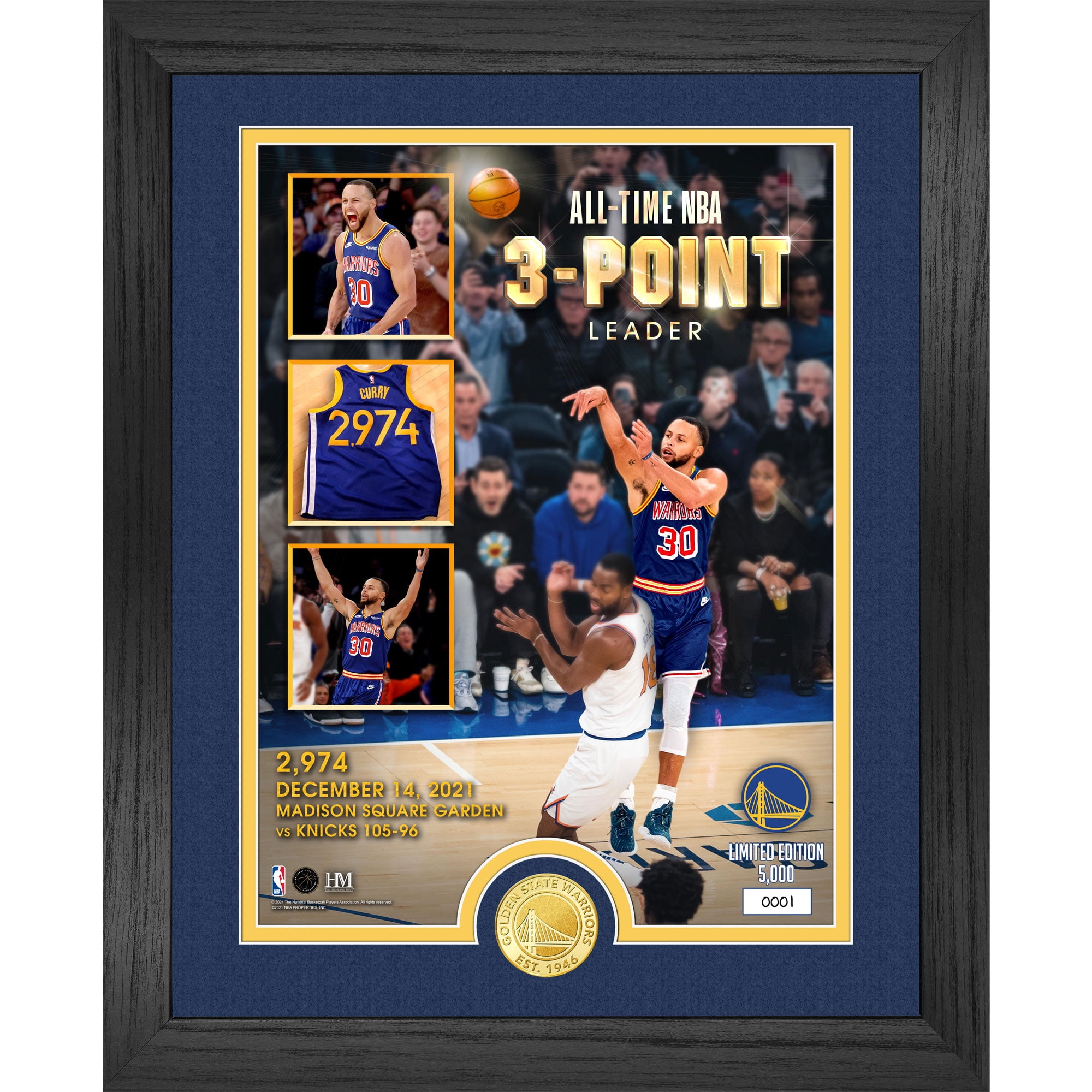 Stephen Curry Golden State Warriors Fanatics Exclusive Parallel Panini  Instant 2,974: I Got That Baby! Single Trading Card - Limited Edition of  99