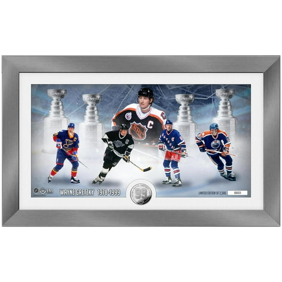 Highland Mint Wayne Gretzky 12'' x 20'' Framed Mint Photo