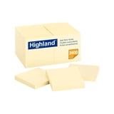 Highland, Notes, 3 in x 3 in, Yellow, 24 Pads/Pack - Walmart.com
