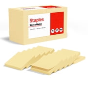 Staples Simply Sticky Notes 3 x 3 Yellow 100-Sheet 18/Pack ST62684V-CC