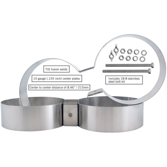 Highland by XS Scuba Stainless Steel Cylinder Bands