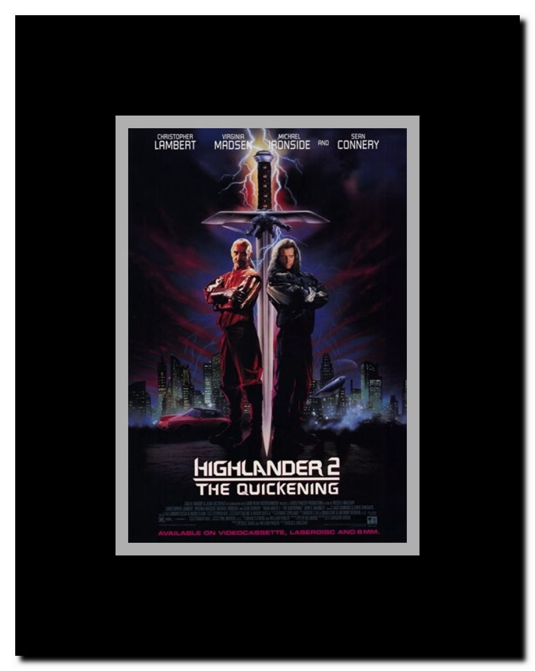 Highlander 2: the Quickening Framed Movie Poster