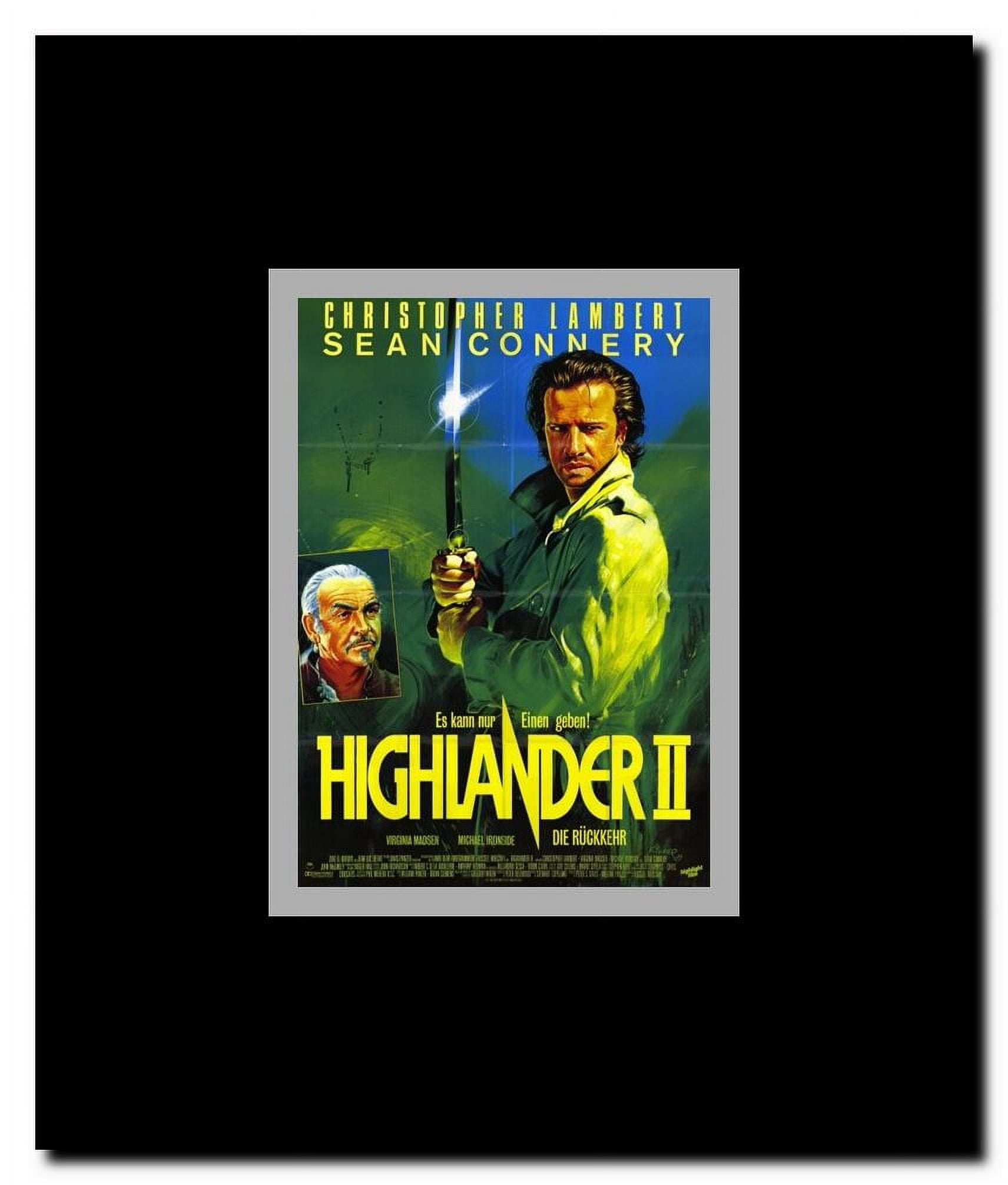Highlander 2: the Quickening Framed Movie Poster