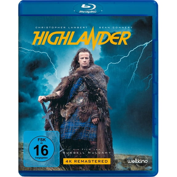 Highlander (4K Remastered)/Blu-ray (4K Ultra HD) Russell Mulcahy Sean Connery