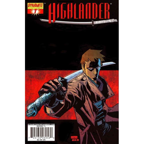 Highlander #7A VF ; Dynamite Comic Book