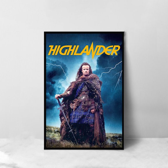 Highlander Movie Art Print Room Decoration Art For Gift, Unframed Poster
