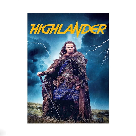 Highlander Movie Poster Unframed Size 24''x36'' GooGate